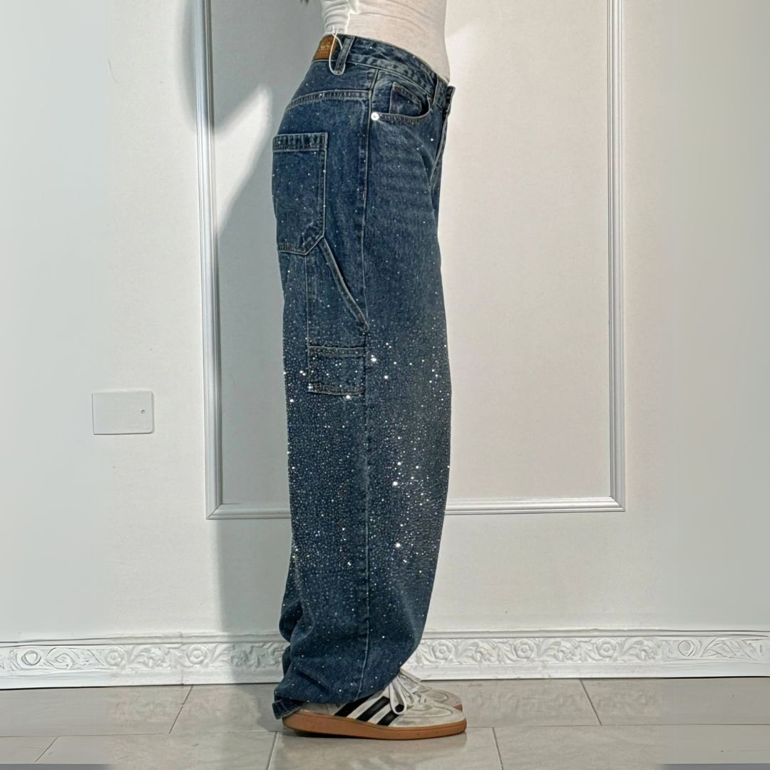 Lustre™ jeans med vida ben för kvinnor