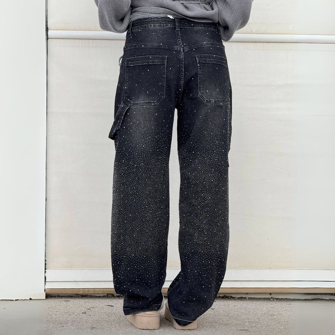 Lustre™ jeans med vida ben för kvinnor