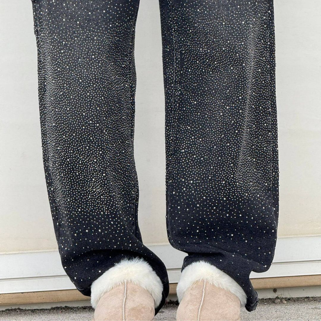Lustre™ jeans med vida ben för kvinnor
