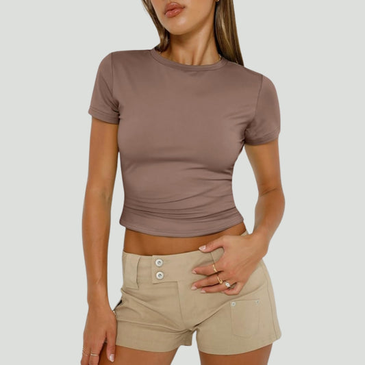 SlimFit™ Y2K-inspirerad T-shirt