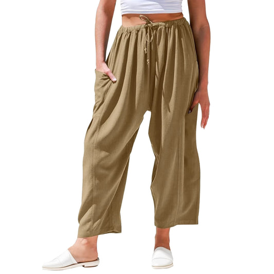 Flowy™ sommarbyxor med vida ben