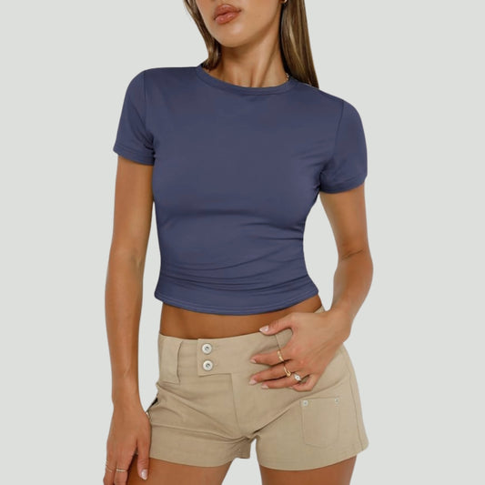 SlimFit™ Y2K-inspirerad T-shirt