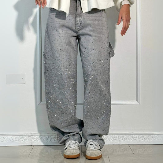 Lustre™ jeans med vida ben för kvinnor