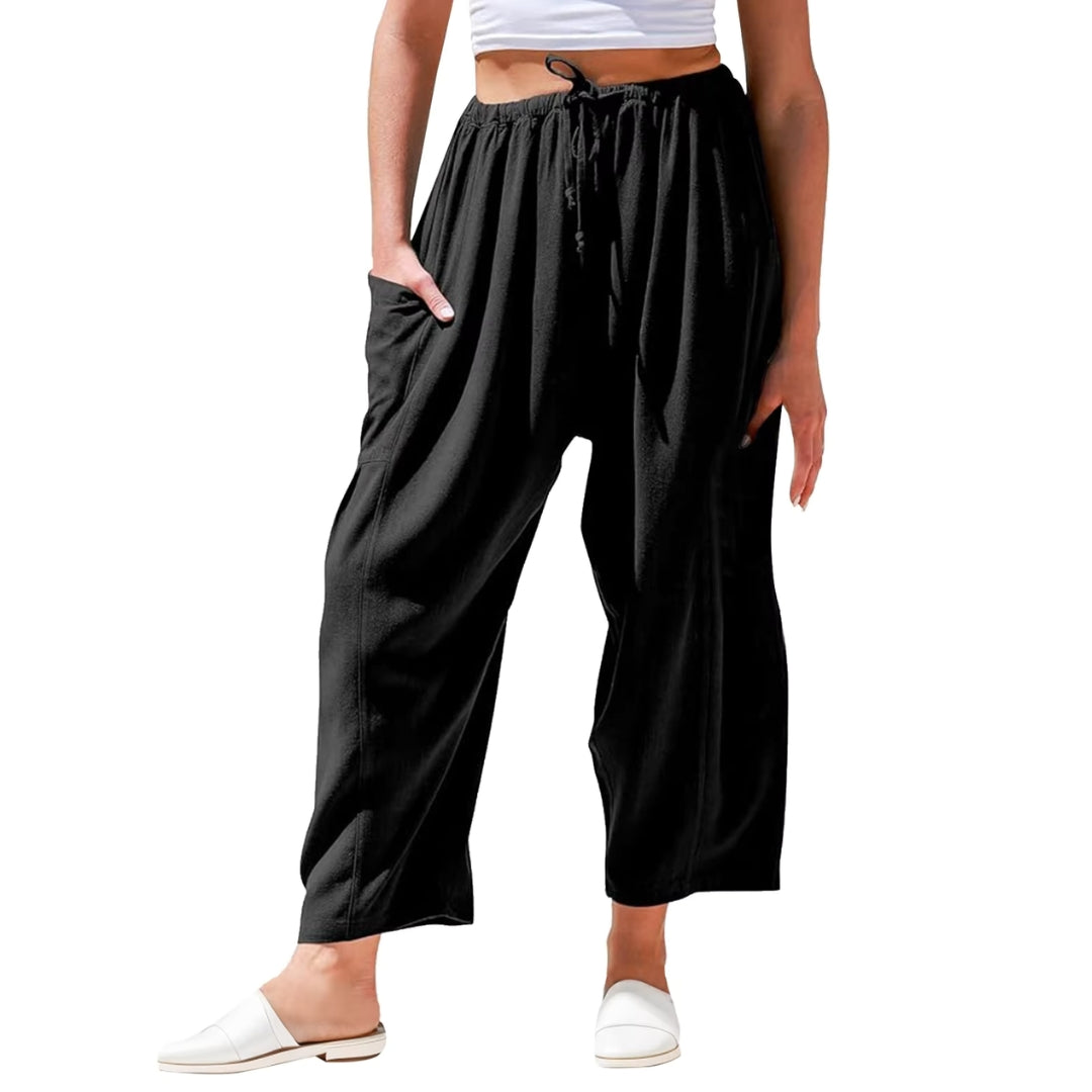 Flowy™ sommarbyxor med vida ben