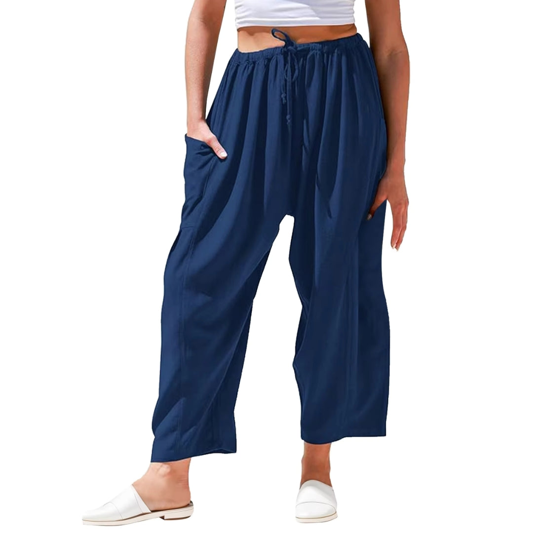 Flowy™ sommarbyxor med vida ben