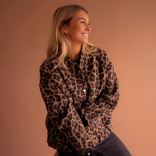 Leoné™ Leopard Bomberjacka
