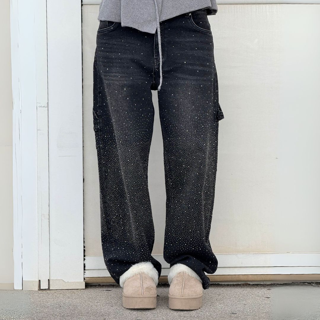 Lustre™ jeans med vida ben för kvinnor