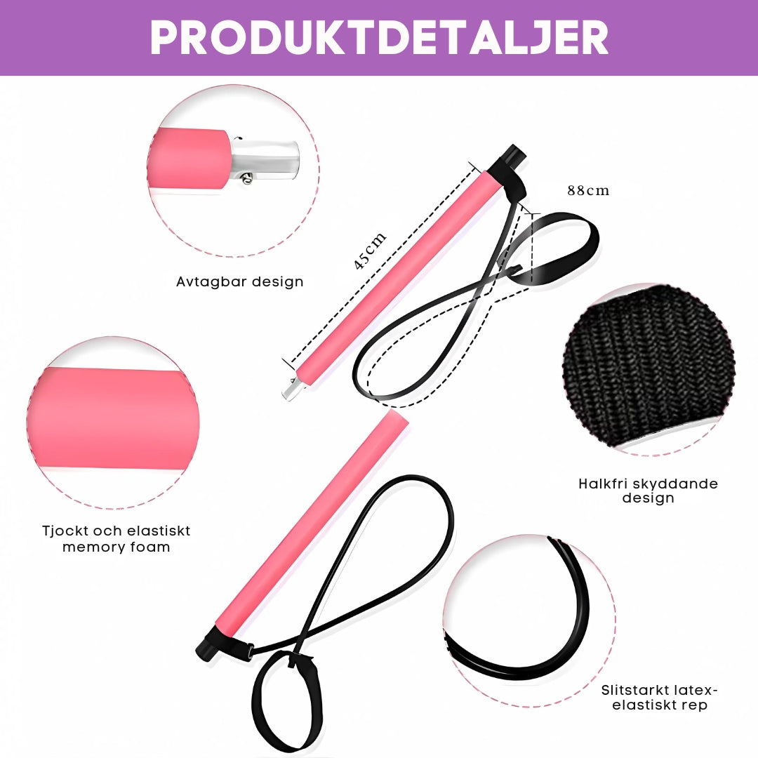 SlimBar™ Multifunktionell Pilatesstång