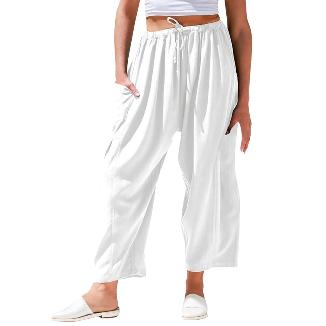 Flowy™ sommarbyxor med vida ben