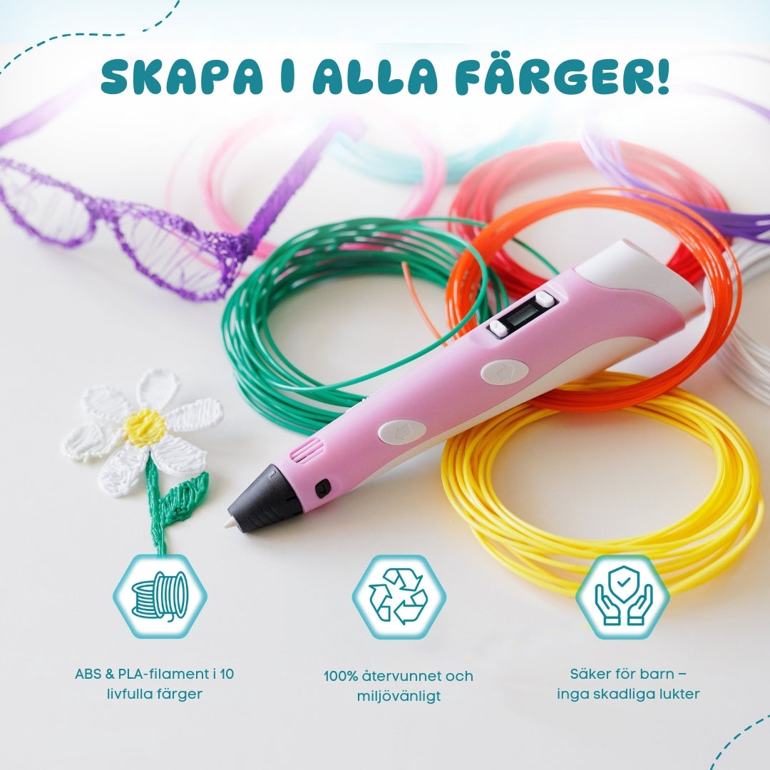 WonderPen™ 3D-penna Startpaket