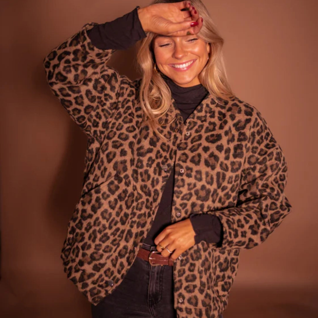 Leoné™ Leopard Bomberjacka