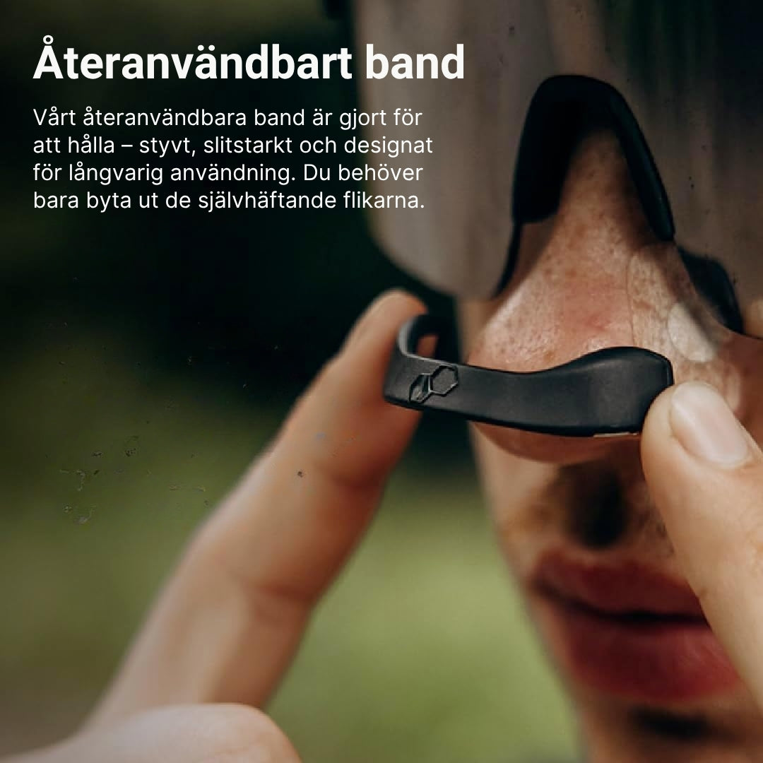 InhaleX™ magnetisk näsremsa