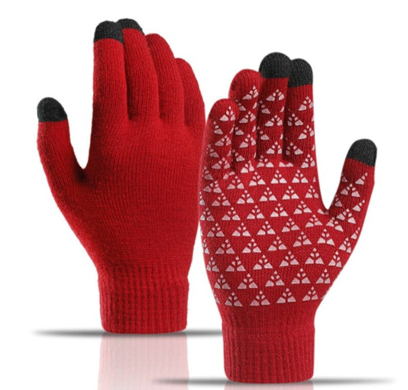 UrbanEdge® Stickad Keps + Touch-Handskar