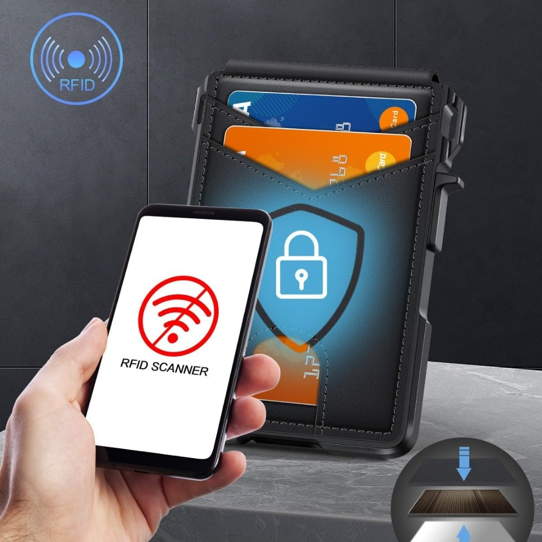 Ascend™ Ultratynn RFID-blokkerende lommebok