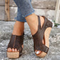 Belle® Sköna sandaler med kilklack