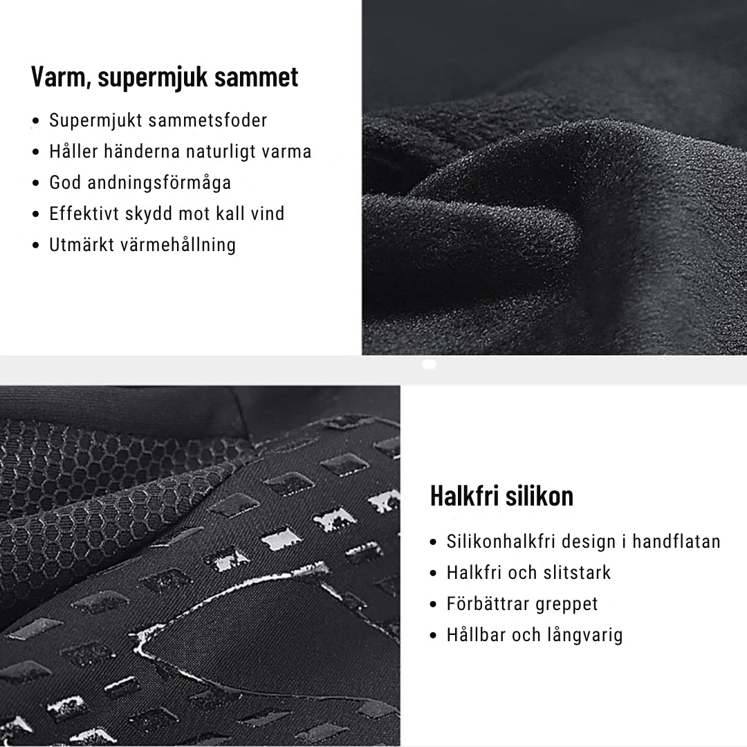 GlaciWarm™ Vindtäta handskar för kallt väder