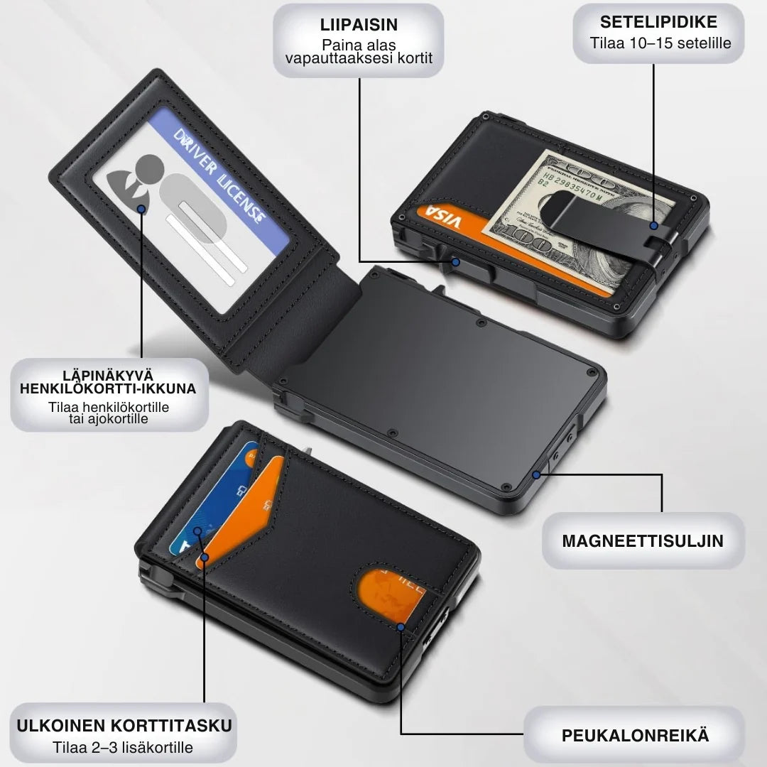 Ascend™ Ultraohut RFID-suojattu lompakko