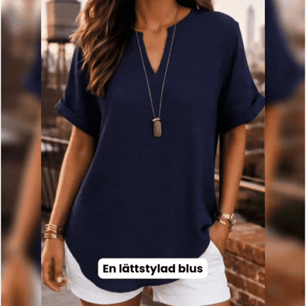 Daphne™ V-ringad Komfortblus