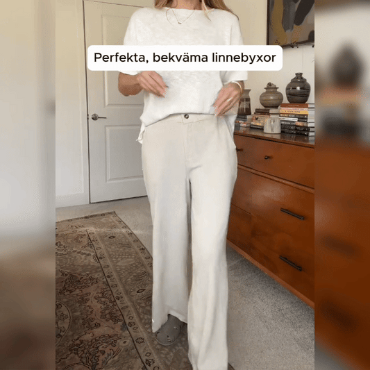 Sasha™ Linnebyxor för vardagen