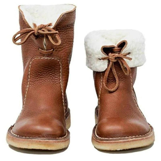 StepIn Boots™ vattentäta läderstövlar med fleecefoder